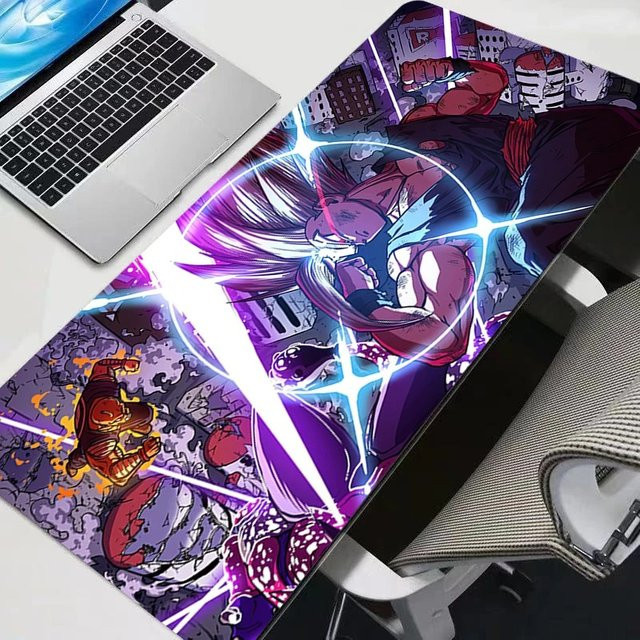 Bandai Dragon Ball Z Gaming-Tastaturteppich XL Schreibtischunterlage Schwarz Multicolour - Bild 1