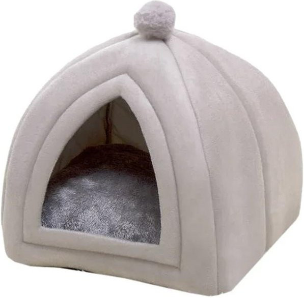 Gemütliches Katzenbett als Höhlennest für Herbst und Winter mit Matte von Household supplies MH, B/T/H: 40 x 40 x 42 cm - Bild 1