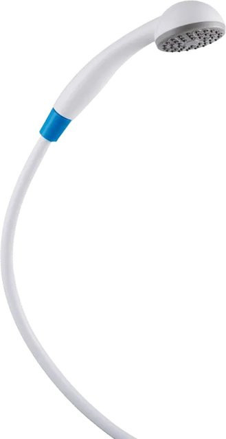 Delabie Einmalbrausegarnitur Rain Hand, Blau/Weiß, Länge: 1500 mm, 25 Stück - Bild 1