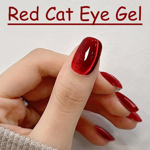 SHAKA Gel-Nagellack, Rote Taubenblut-Glasperlen, Glänzend, Unisex - Bild 1