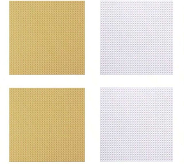 Yiran toy Grundplatten, 4-teiliges Set, 32x32 Noppen, Bunt / Mehrfarbig, ab 6 Jahren - Bild 1