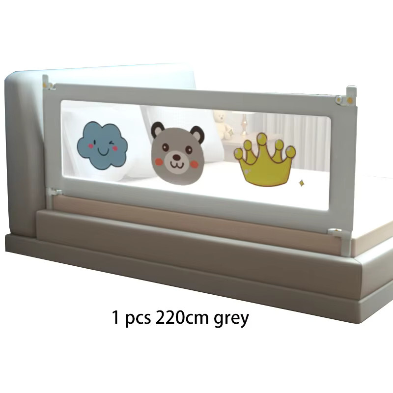 IMBABY Baby-Laufstall in Grau, tragbarer Spielplatz und anhebbarer Bettzaun aus Mesh-Textil - Bild 4