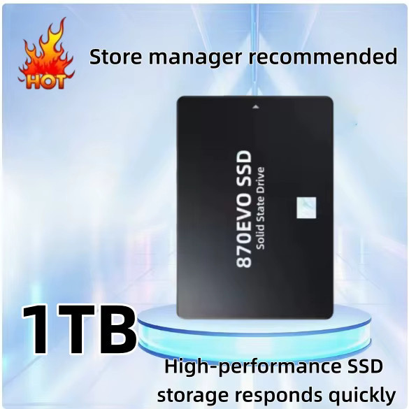 Samsung 870 EVO Red SATA SSD 2.5 Zoll, 1 TB, Schwarz - Bild 2