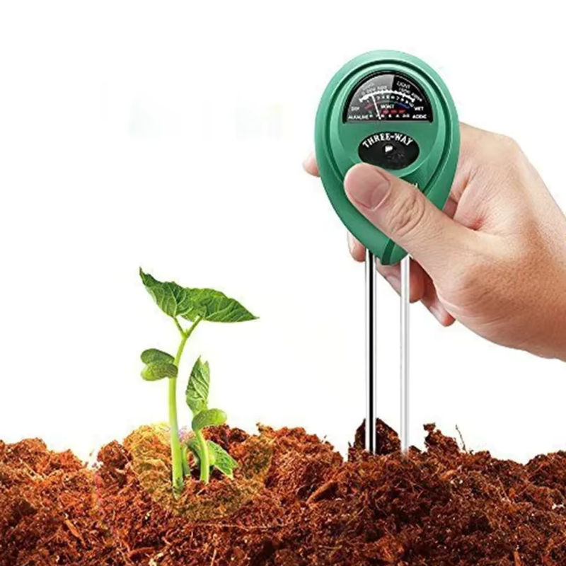 3 in 1 Boden-Tester für Garten und Pflanzen zur Messung von pH-Wert, Sonnenlicht und Bodenfeuchtigkeit in Grün - Bild 7