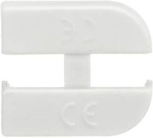 ABB 2CDL200508R0001 PS-END 1 CB Endkappe für einphasige Phasenschienen in Weiß - Bild 1