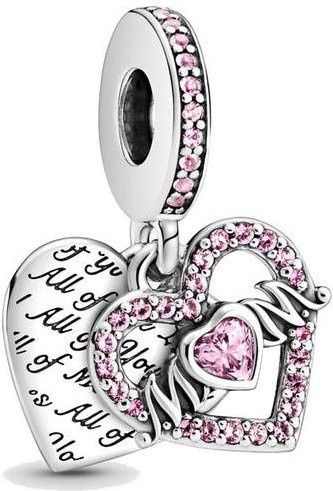 HYFBH Anhänger 925 Silber, Unendlichkeit Herzen & Sterne Blume, Perle, Zirkonia, Damen - Bild 1