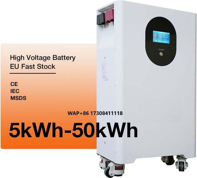 Lithium-Ionen-Phosphat Solarbatterie Lifepo4 Energiespeicher für zu Hause in Blau und Weiß, 51,2 V, 300 Ah - Bild 1