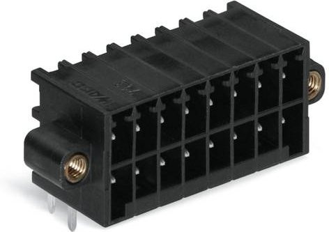 WAGO Stiftleiste Standard 1735 Schwarz, 50 Stück, Rastermaß: 3.50 mm - Bild 1