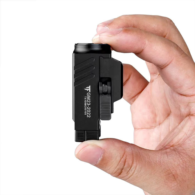 Trustfire GM23 Taktische LED-Taschenlampe in Schwarz mit 800 lm und USB-Schnellladefunktion für 20 mm Picatinny-Schienen - Bild 4