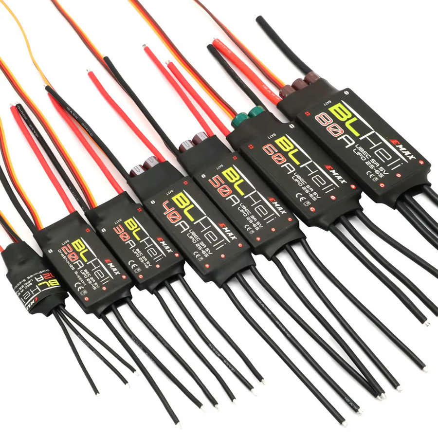 EMAX BLHeli ESC Regler für RC Multirotor, FPV Racing Drohnen und Starrflügler in Schwarz - Bild 4