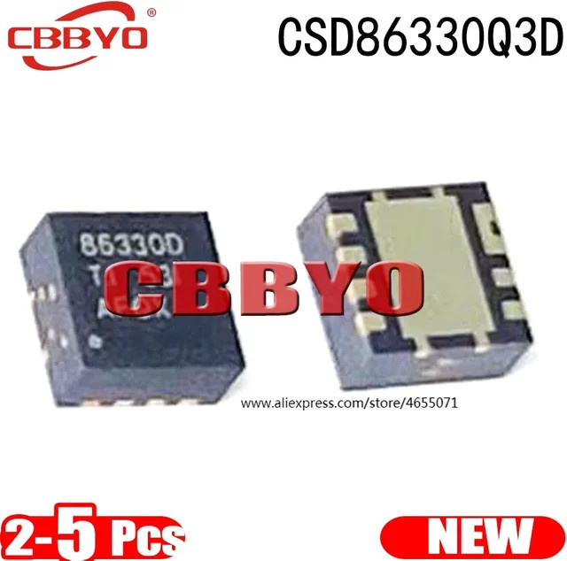 CSD86330Q3D 86330D QFN-8 Chipsatz in Schwarz (2-5 Stück) - Bild 1