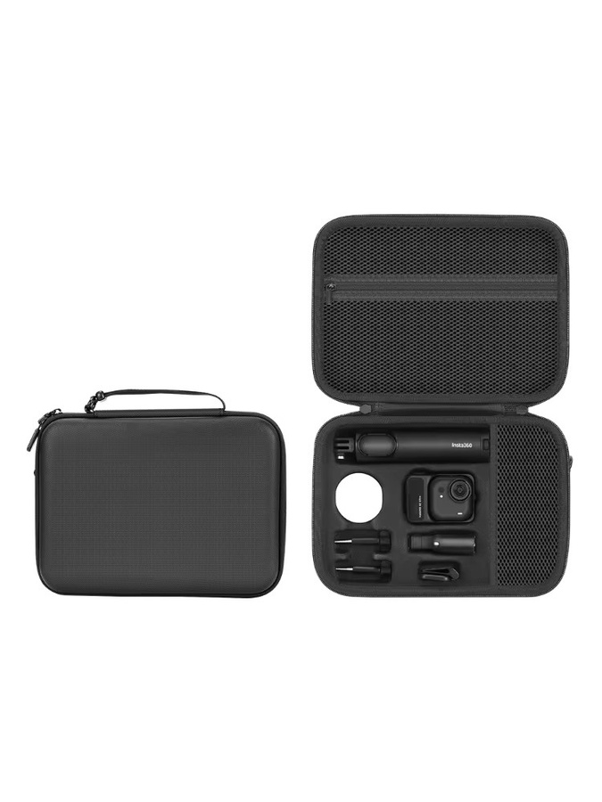 XFJI Tragetasche für Insta360 GO Ultra Action Kamera, Schutzhülle und Reisehandtasche für Kamera-Zubehör, Schwarz - Bild 7
