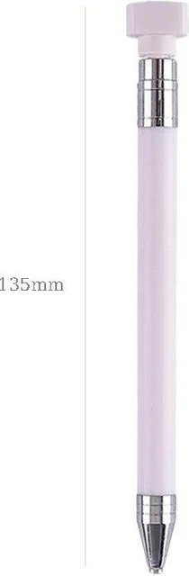 LChome Rotierender Nagelwachs-Punktierstift, Weiß, Unisex - Bild 1