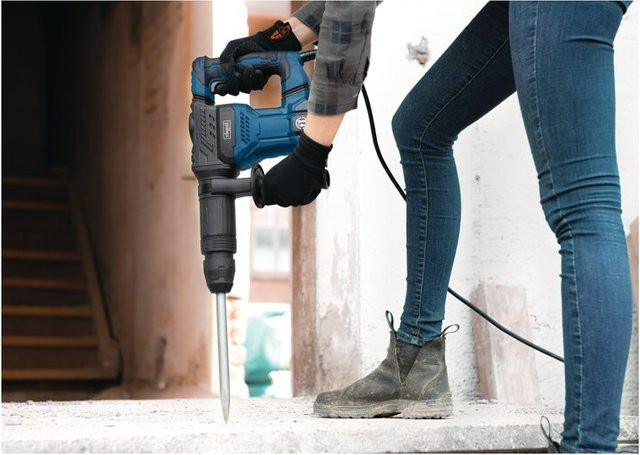 Scheppach Abbruchhammer AB1500X in Blau mit 1300 W Leistung - Bild 1