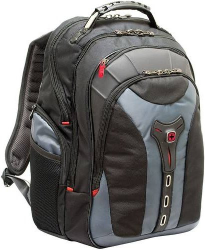 Wenger Pegasus Notebook Rucksack für Laptops bis 17,3 Zoll, Grau/Schwarz, 23 l, B: 34 cm, T: 23 cm, H: 47 cm - Bild 2