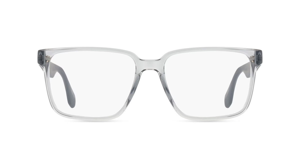 adidas Originals OR5093 Korrektionsbrille, Vollrand, Quadratisch, Kunststoff, Unisex, grau, weiß - Bild 1