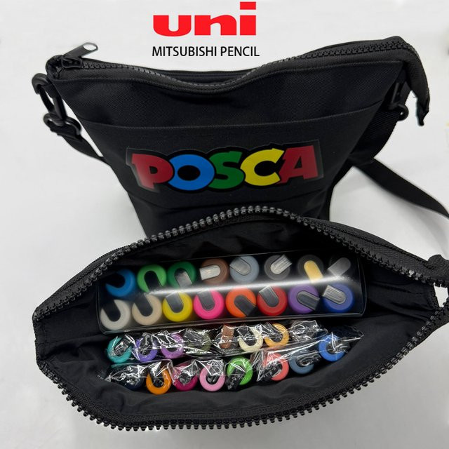 UNI POSCA Marker-Stifte Set 32 Stück Mehrfarbig für Poster, Graffiti und Manga - Bild 1