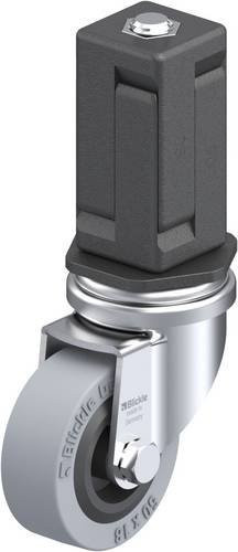 Blickle Lenkrolle LRA-VPA 50G-EV05 in Schwarz und Grau mit 50 mm Rad-Durchmesser und 40 kg Tragfähigkeit - Bild 1