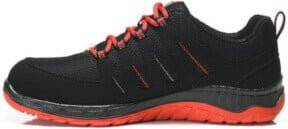 Elten Sicherheitshalbschuh Maddox Low ESD S3 in Schwarz-Rot, Größe 45 - Bild 3