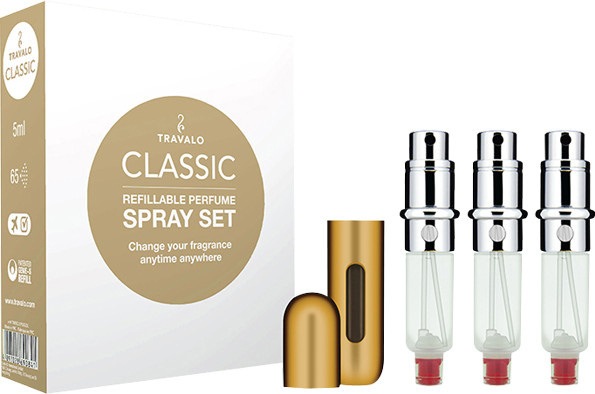 Travalo Classic Set, Wiederauffüllbare Spray-Hülle, 3 Patronen - Bild 1