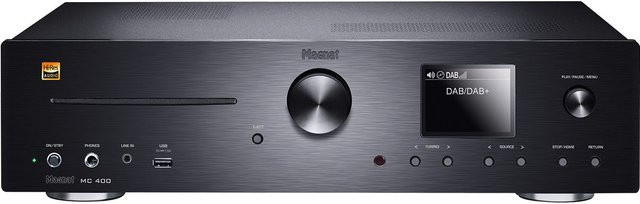Magnat MC 400 CD-Receiver mit Internetradio, Bluetooth und HDMI in Schwarz - Bild 1