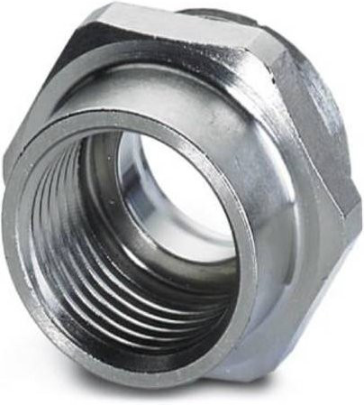 Phoenix Contact 1412504 Einbauflansch, Farbe: Silber, 10 Stück - Bild 1