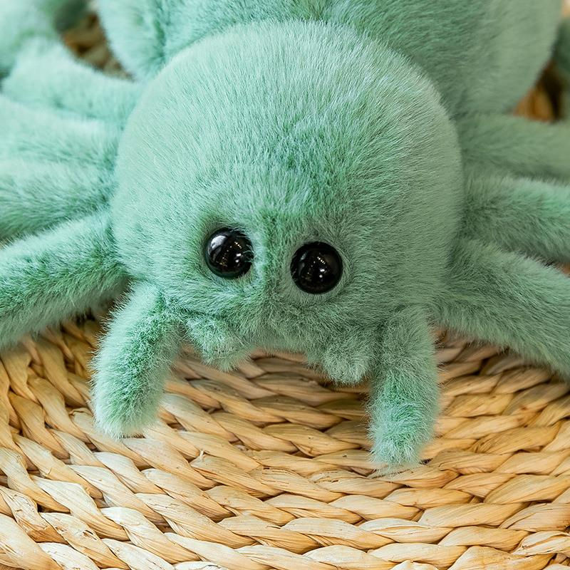 Kidsly Realistisches Spinnen Plüschtier in Grün, 25 cm Höhe - Bild 3