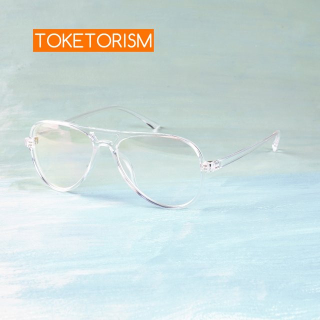 Toketorism Korrektionsbrille, Vollrand, Kunststoff, transparent, Unisex - Bild 1