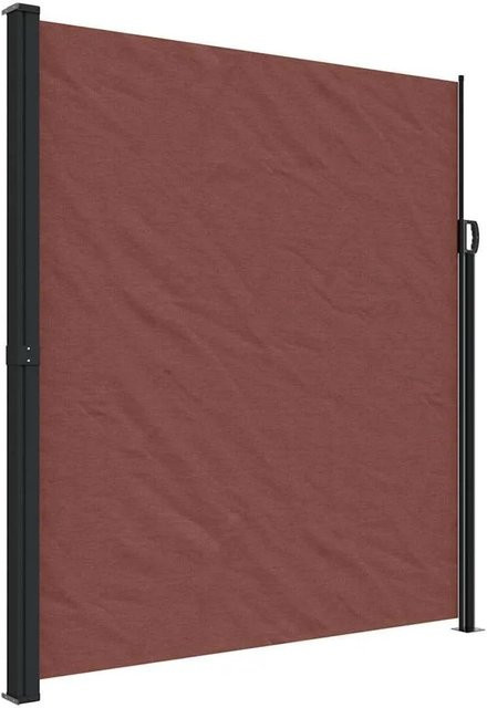 vidaXL Seitenmarkise ausziehbar Braun B: 600 cm, H: 220 cm - Bild 1