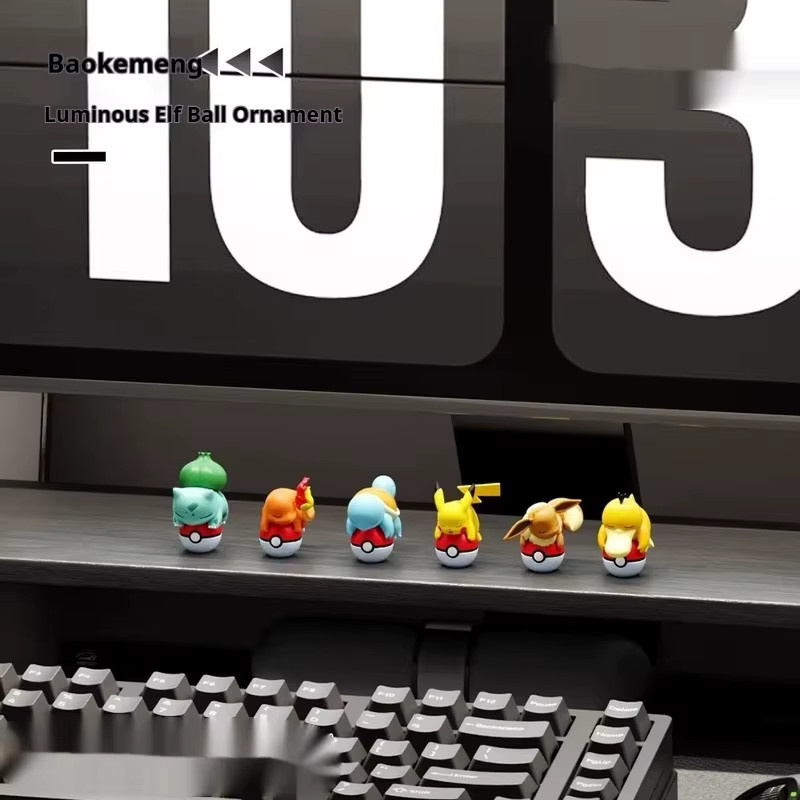 Bandai Pokémon Bulbasaur Pokéball-Figur, leuchtend im Dunkeln - Bild 3