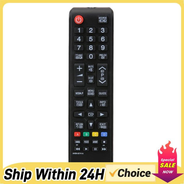 VAKIND Universalfernbedienung für 3D Smart TV, Farbe: Schwarz, kompatibel mit AA59-00741A, AA59-00603a, AA59-00496A und AA59 - Bild 1