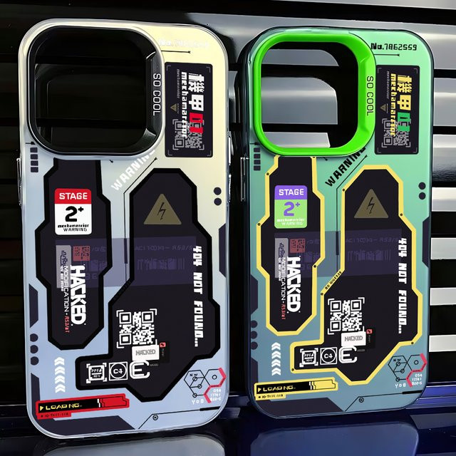 Hacker Kreative Mecha Handyhülle für Xiaomi Redmi Note 7 8 9 9S 10 11 12 13 14 Pro Plus 4G 5G mit matter Rückseite in Multicolour - Bild 1