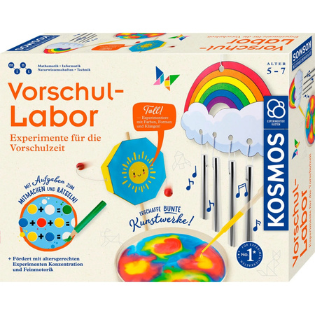 Kosmos Vorschullabor Experimentierkasten mit Experimenten ab 5 Jahren