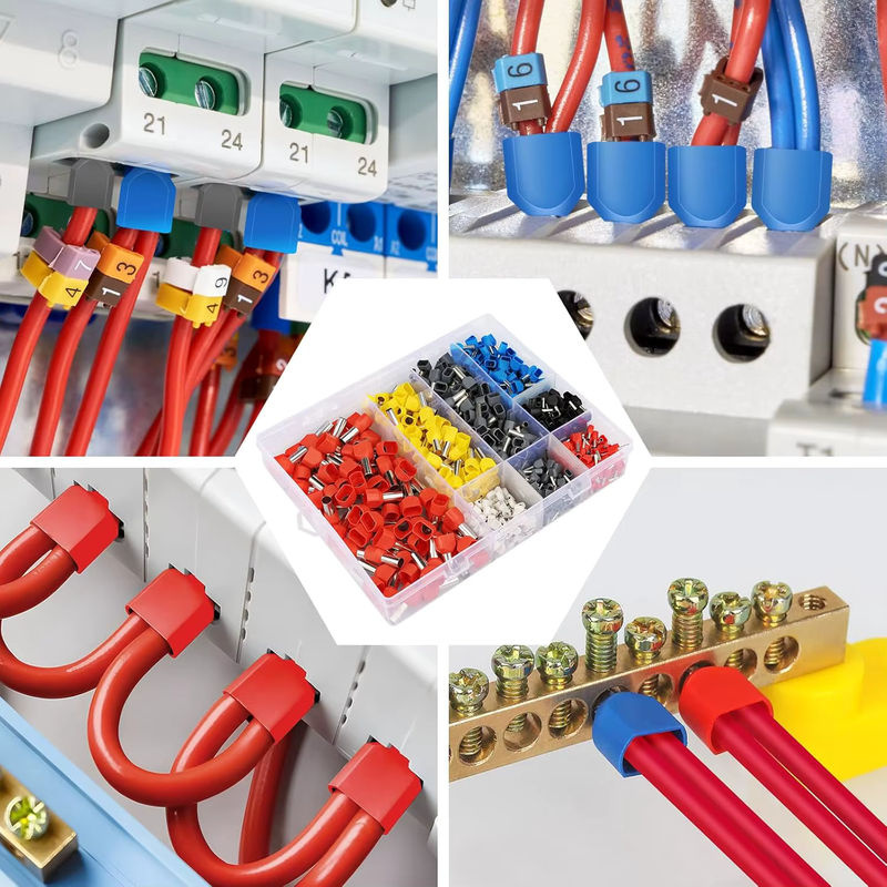 AOKIN Doppeldraht-Aderendhülsen-Set mit 1200 Stück, 8–22 AWG, Twin-Aderendhülsen zur Verbindung von Drahtklemmen und Kabelanschlüssen - Bild 6