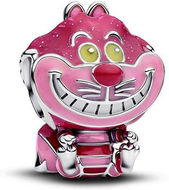 Paslu Charm-Bead Alice im Wunderland Grinsekatze und Winnie Puuh, Messing, pink, Damen - Bild 1
