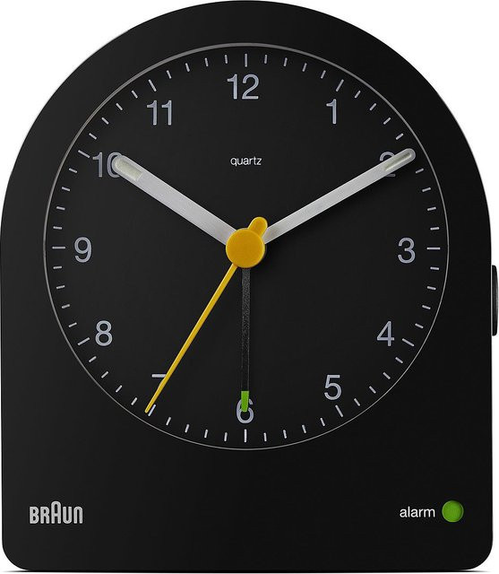 Braun BC22B Klassik Wecker in Schwarz - Bild 1
