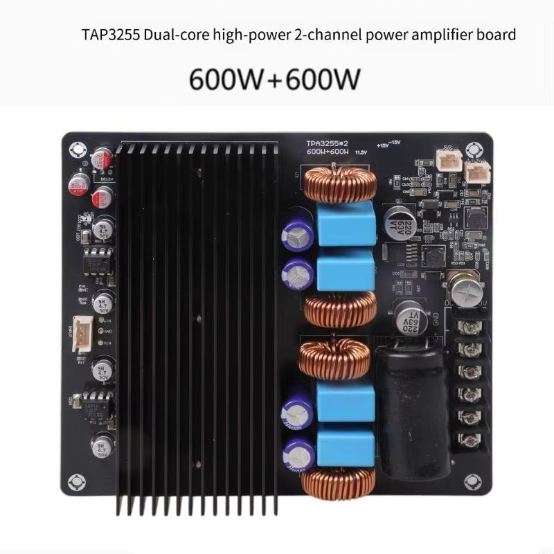TPA3255 Verstärkerplatine in Schwarz mit 600W+600W Leistung für dein Heim-Soundsystem - Bild 3