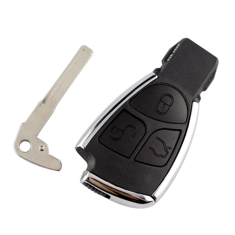 YIQIXIN Modifizierte Auto Fernbedienung Schlüsselhülle für Mercedes Benz W211 W203 W204 W205 W210 W212 C M E CL SL ML S CLK CLA in Schwarz mit 3 Tasten - Bild 3