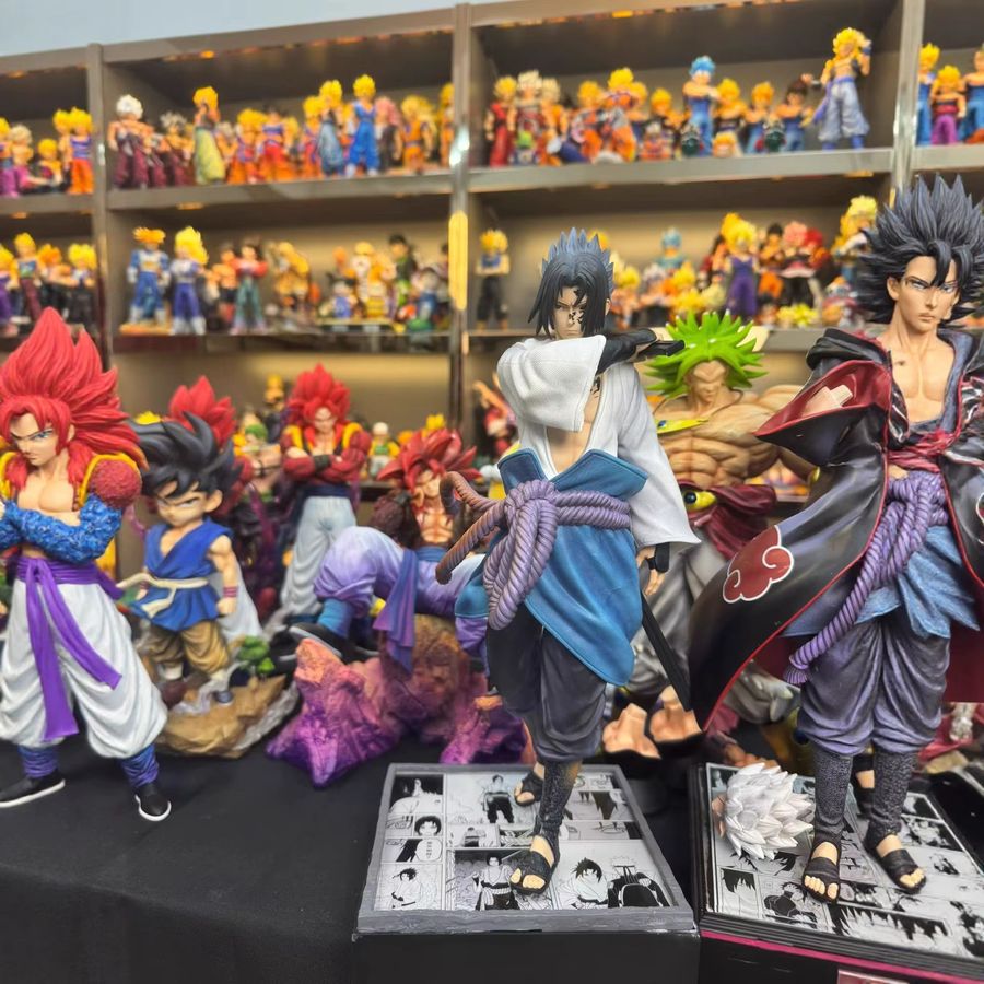 Bandai Anime Naruto Uchiha Sasuke Figur aus PVC in Multicolor als dekorative Statue für deinen Schreibtisch - Bild 4