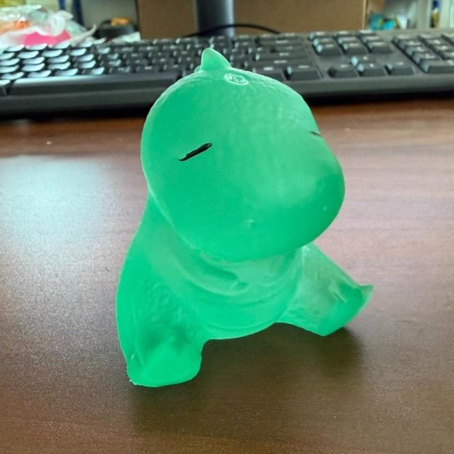 Grünes Dinosaurier Squishy Spielzeug, Weich, Langsamer Rückprall, Anti-Stress Fidget Spielzeug - Bild 1