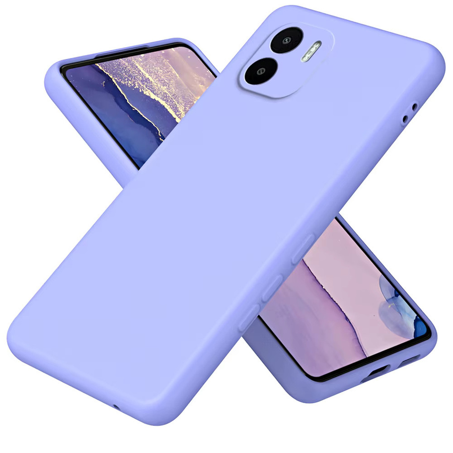 Stoßfeste TPU-Schutzhülle aus flüssigem Silikon für Xiaomi Redmi A1 und A2 in Rot - Bild 3