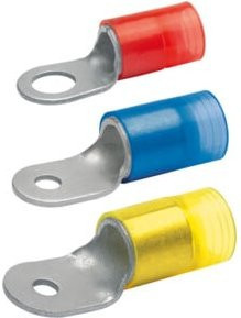 Klauke Quetschkabelschuh 25qmm isoliert in Kupfer und Multicolour 654/10 - Bild 1