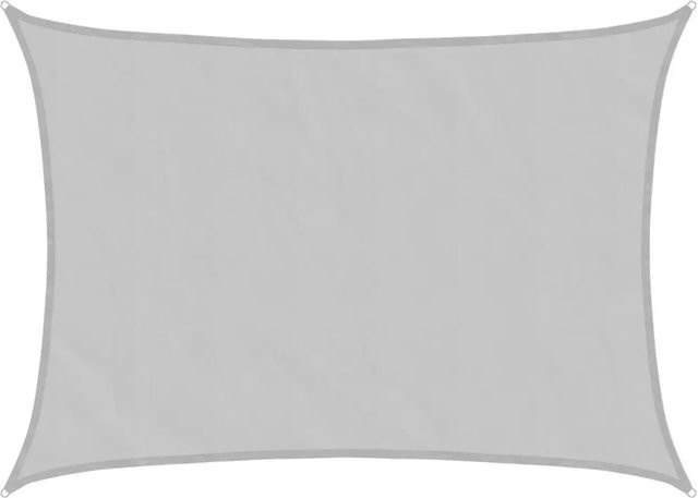 Furnicato Sonnensegel in Hellgrau aus Polyester-Oxford, Rechteckig, Breite: 7 m, Tiefe: 5 m - Bild 1