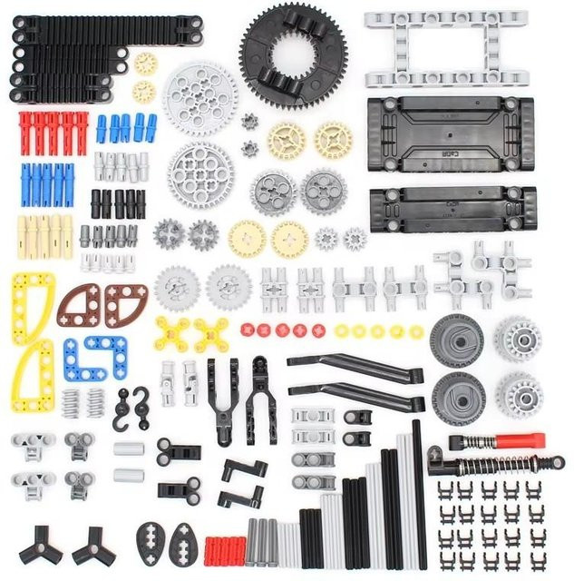 Linyi toy Zahnrad Buchse 175-teiliges Set Bunt / Mehrfarbig - Bild 1