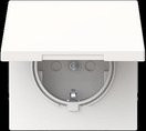 Busch-Jaeger Schutzkontakt Steckdose Safety Plus in Weiß, IP20, Unterputz-Einbau - Bild 1