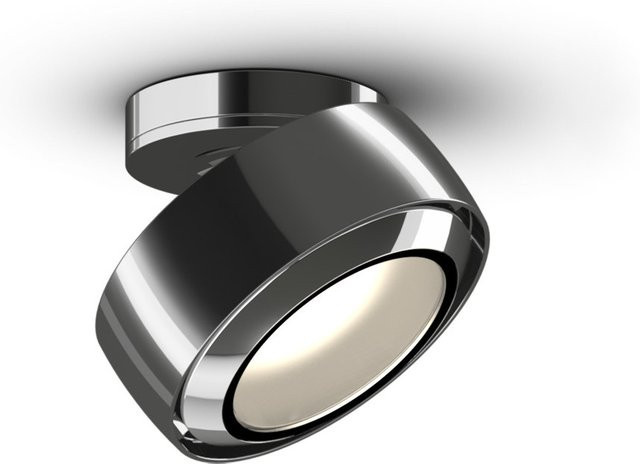 Occhio Più R alto VOLT LED-Deckenstrahler in Chrom mit glänzendem Glas-Cone und warmweißem Licht (3000K) - Bild 1