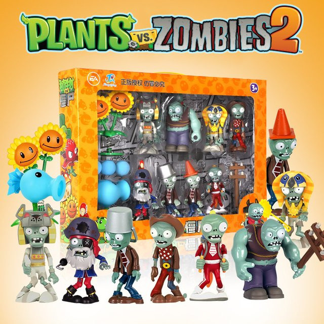 SHI JI YI GAO Plants vs Zombies 2 Ice Pea Jetpack, Zombie-Modell, Silikon, ab 3 Jahren - Bild 1