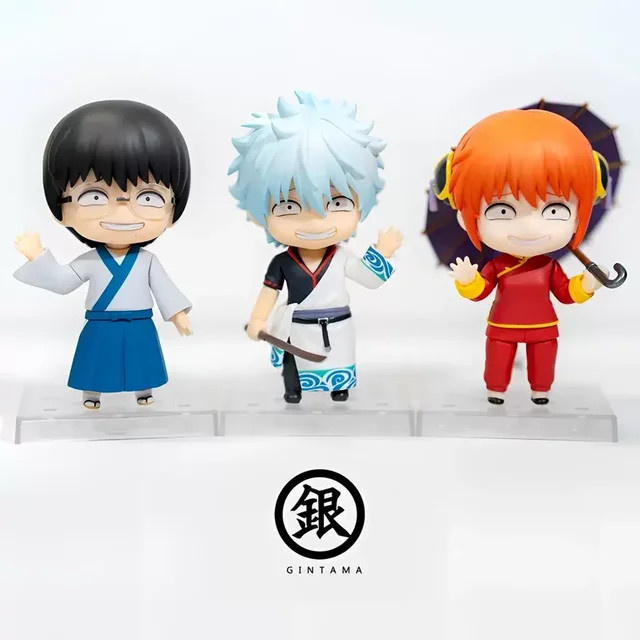 Bandai Gintama Chibi Nendoroid Actionfigur, bewegliche Puppe - Bild 1