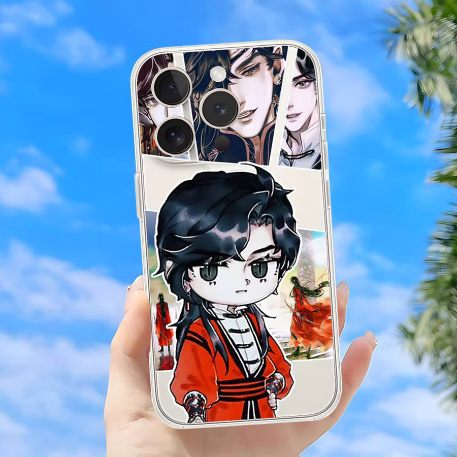 Tian Guan Ci Fu Handyhülle für Apple iPhone 11 12 13 14 15 16 Pro Max Plus X XR XS Transparent Weiche Schutzhülle - Bild 5