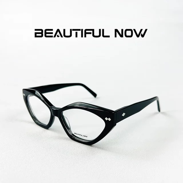 SCHÖNE JETZT Korrektionsbrille Cat Eye, Vollrand, Kunststoff, schwarz, Damen - Bild 1